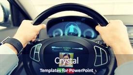  Presentation with business communication - Cool new PPT theme with vehicle monitoring system - transport business trip technology communication backdrop and a  colored foreground