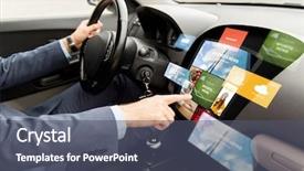  Presentation with mass media business technology internet - Presentation having vehicle monitoring system - transport modern technology business media background and a dark gray colored foreground