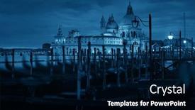  Presentation with water park - Cool new presentation with venice-church-church-santa-maria backdrop and a black colored foreground