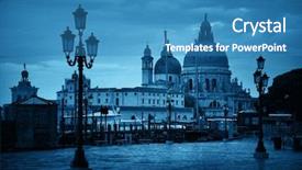  Presentation with venice - Cool new slide deck with venice church santa maria della backdrop and a  colored foreground