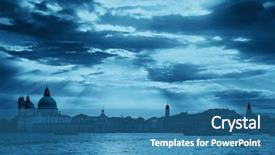  Presentation with venice - Amazing PPT theme having venice church santa maria della backdrop and a  colored foreground