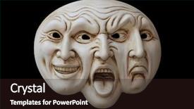  Presentation with mask recognition - Amazing PPT layouts having venice italy isolated on black backdrop and a wine colored foreground