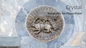  Presentation with byzantine - Beautiful presentation theme featuring venice-italy-may-28-2017 backdrop and a light blue colored foreground