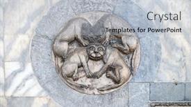  Presentation with byzantine - Audience pleasing presentation design consisting of venice-italy-may-28-byzantine backdrop and a lemonade colored foreground