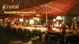  Presentation with revenue - PPT theme consisting of venice-october-27-al-fresco background and a tawny brown colored foreground