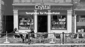  Presentation with canals - Audience pleasing slides consisting of venice-sep-12-venice-street backdrop and a gray colored foreground