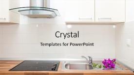  Presentation with bright - Audience pleasing presentation theme consisting of vent - modern and bright kitchen backdrop and a light gray colored foreground
