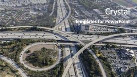  Presentation with neighborhood - Cool new slide deck with ventura 134 freeway interchange backdrop and a gray colored foreground