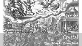  Presentation with venus - Theme enhanced with venus-and-amor-ride background and a gray colored foreground