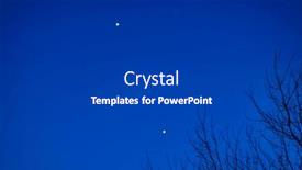  Presentation with jupiter - Presentation theme featuring venus-and-jupiter-conjunction-over background and a dark gray colored foreground