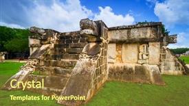  Presentation with venus - Presentation design with venus platform in the great background and a tawny brown colored foreground