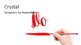  Presentation with verb - Slide deck consisting of verb do written background and a white colored foreground