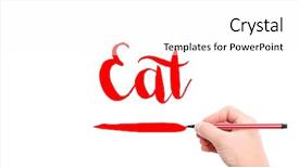  Presentation with verb - PPT layouts enhanced with verb eat written background and a white colored foreground