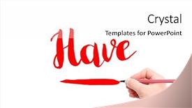  Presentation with verb - Theme with verb have written background and a white colored foreground