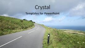  Presentation with country indonesia - Audience pleasing presentation consisting of verge - country road the b3306 backdrop and a  colored foreground