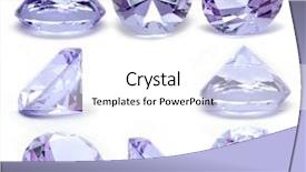  Presentation with diamond - Slide set having verge - diamond background and a white colored foreground