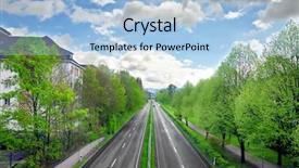  Presentation with world war 2 germany - Audience pleasing presentation theme consisting of verge - motorway in the baden-baden germany backdrop and a light blue colored foreground