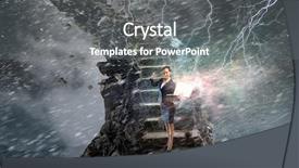  Presentation with magic - Amazing PPT layouts having verge of magic mixed backdrop and a gray colored foreground