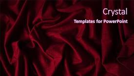  Presentation with fabric - Presentation design consisting of veri-peri-color-fabric-texture background and a wine colored foreground