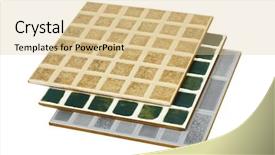  Presentation with close up of sundew drosera - PPT theme enhanced with verity - close-up of eyeshadow palettes background and a  colored foreground