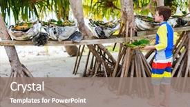  Presentation with seventhday adventist south pacific division - Theme with verity - cute boy holding weaved plate background and a gray colored foreground