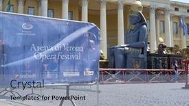  Presentation with events - Cool new presentation design with verona-italy-july-13-prop backdrop and a light blue colored foreground