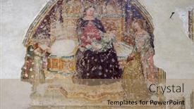  Presentation with angels - Slide set featuring verona-italy-may-27-enthroned background and a coral colored foreground