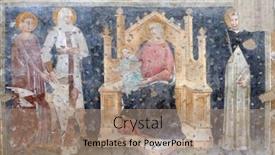  Presentation with knight - PPT layouts having verona-italy-may-27-enthroned background and a coral colored foreground