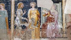  Presentation with knight - Cool new presentation with verona-italy-may-27-enthroned backdrop and a coral colored foreground