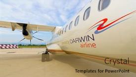  Presentation with aircraft engine - Amazing presentation theme having verona-italy-september-15-2014 backdrop and a coral colored foreground