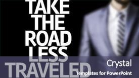  Presentation with take - Amazing theme having versatile - business man with the text backdrop and a ocean colored foreground