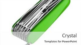  Presentation with multi cultural sports - PPT theme consisting of versatile - knife multi-tool isolated on white background and a white colored foreground