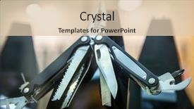  Presentation with black ethics - Amazing slides having versatile - multipurpose knife black swiss penknife backdrop and a lemonade colored foreground