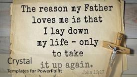  Presentation with top 150 - Beautiful theme featuring verses about love the reason backdrop and a mint green colored foreground