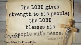  Presentation with bible psalms - Slide deck enhanced with verses from psalms the lord background and a mint green colored foreground