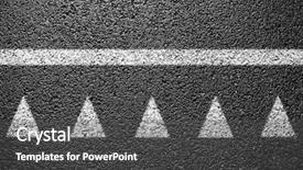  Presentation with asphalt - PPT theme having vertical arrows - asphalt as abstract background background and a dark gray colored foreground