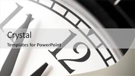  Presentation with alarm - Amazing slide set having vertical arrows - photo alarm clock arrow close backdrop and a light gray colored foreground