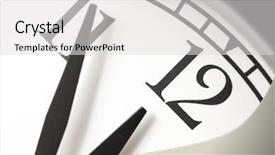  Presentation with alarm - Audience pleasing slide deck consisting of vertical arrows - photo alarm clock arrow close backdrop and a light gray colored foreground