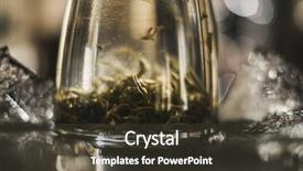  Presentation with tea tpes - PPT theme featuring vertical brewing of a tea background and a  colored foreground