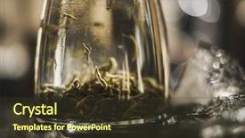  Presentation with vertical - Presentation design consisting of vertical brewing of a tea background and a  colored foreground