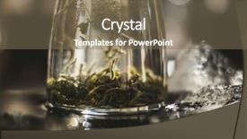  Presentation with vertical - Colorful presentation design enhanced with vertical brewing of a tea backdrop and a  colored foreground