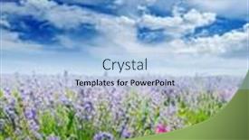  Presentation with vertical - Beautiful PPT theme featuring vertical-rural-landscape-with-summer backdrop and a light blue colored foreground