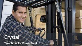  Presentation with forklift - Amazing PPT layouts having cup of tea mince pie shining stars wooden background with copy space backdrop and a coral colored foreground