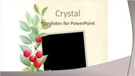  Presentation with old photo - Theme with vertical-vintage-card-old-photo background and a cream colored foreground