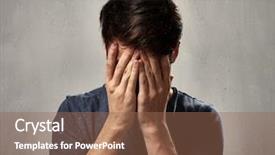  Presentation with headache - Slide deck enhanced with vertigo - headache background and a coral colored foreground