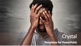  Presentation with headache - Audience pleasing presentation consisting of vertigo - headache backdrop and a tawny brown colored foreground