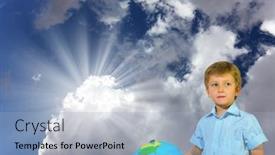  Presentation with cognitive - Slide set enhanced with very-beautiful-boy-with-blue background and a light blue colored foreground