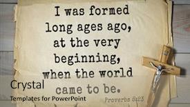  Presentation with top 150 - Beautiful presentation theme featuring very beginning when the world backdrop and a mint green colored foreground