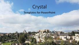  Presentation with king david - PPT theme featuring very expensive king david background and a light blue colored foreground