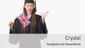  Presentation with united kingdom - Cool new slides with very happy and excited win backdrop and a light gray colored foreground